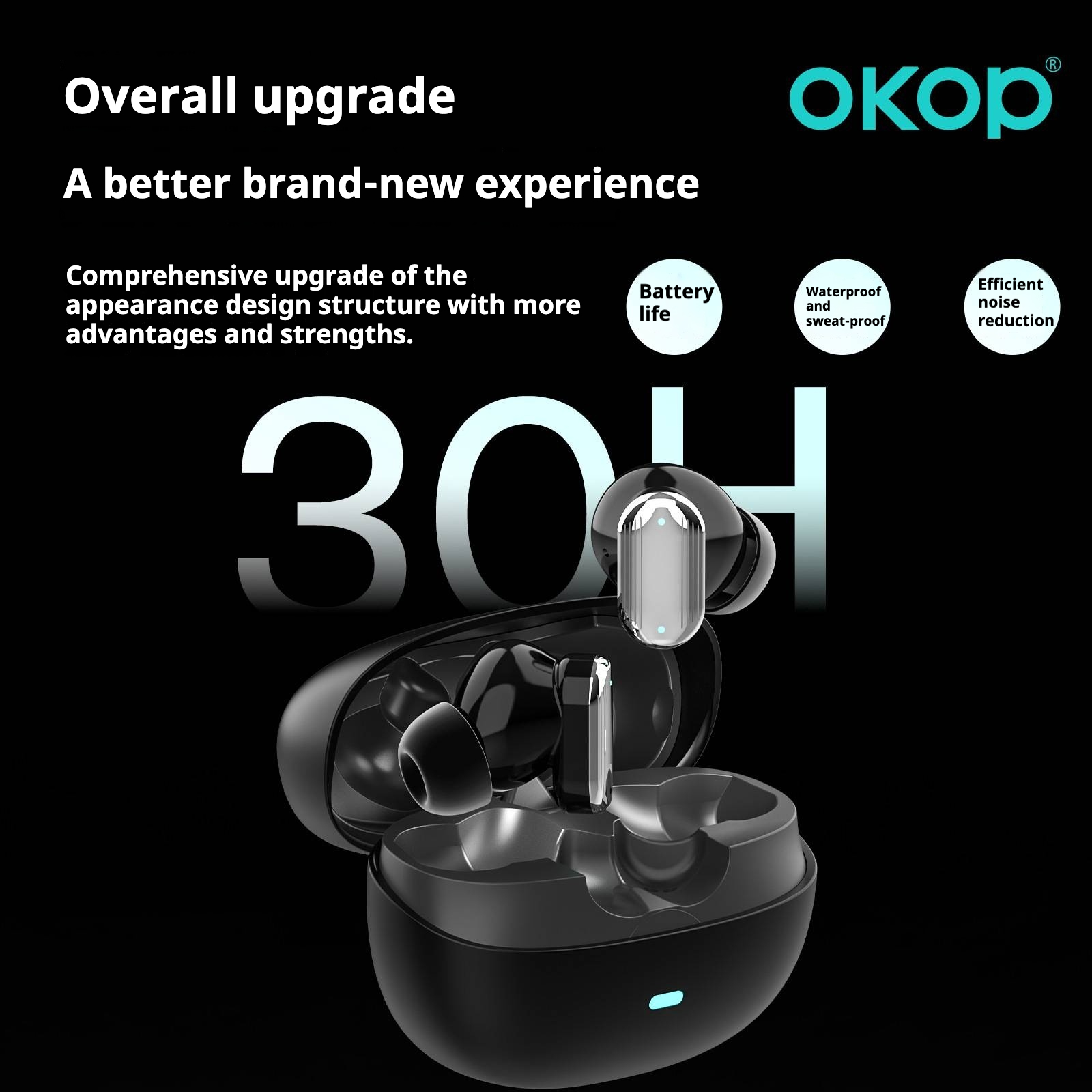 KP-215 In-Ear Bluetooth Earbuds New Model Touch Control Compact Design Low Latency High Sound Quality Long Battery Life Factory Direct 6