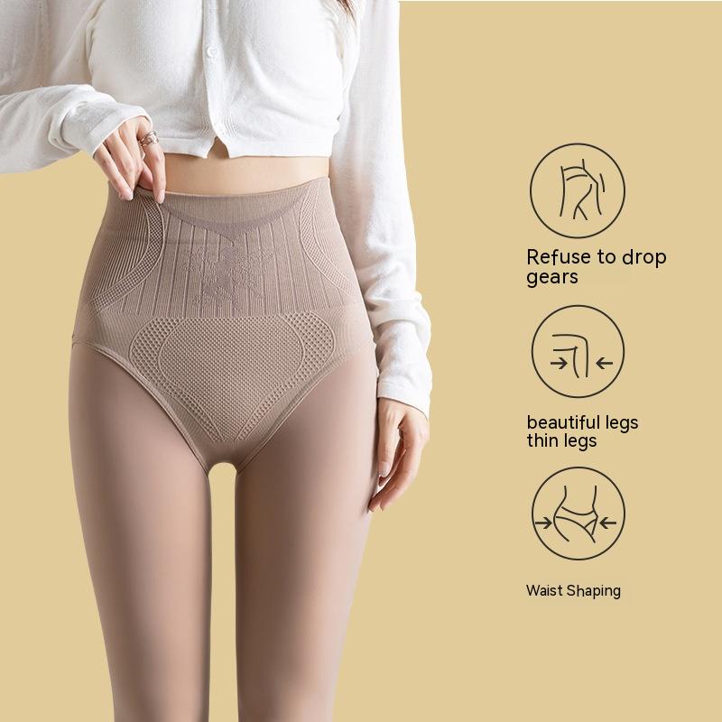 Women's Winter High Waist Belly Compression Leggings