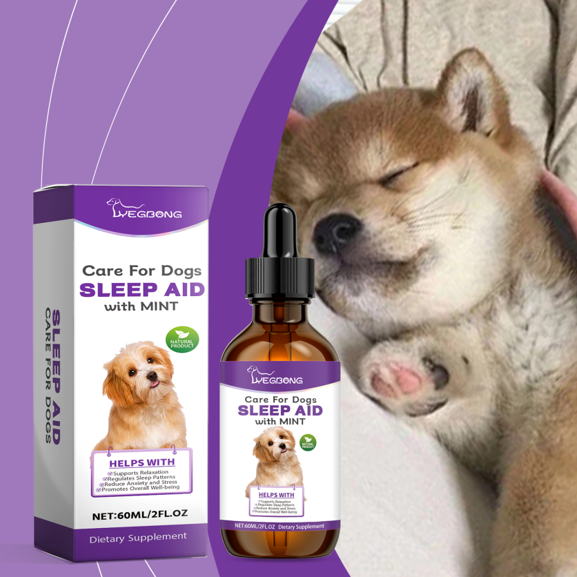 Caring For Dogs' Nighttime Sleep, Pet Sleep Care Drops, Supplements
