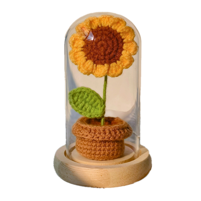 Sunflower Hand-woven Wool Crochet Diy Material Package - Image 6
