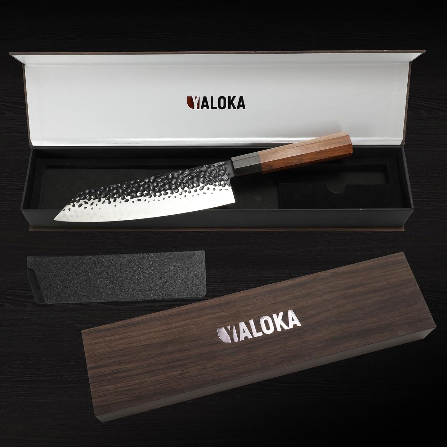 8 Inch Gyuto Chef Knife - Japanese Steel. A Breathtaking Blade. Comfortable Touch. Super Sharp Japanese Knife. Perfect Cooking Cookware Gift. Yaloka Promise. Cannot be sold on Amazon!