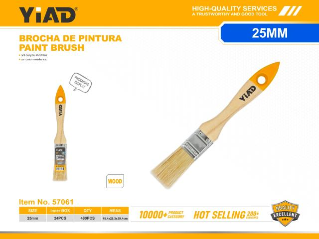 1-inch Wooden Handle Paint Brush, Only Supports Self-pickup, Please Note That Free Shipping Is For Anti-bid Price