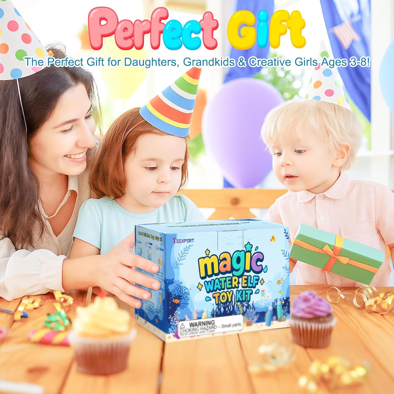 DIY Craft Kit For Kids10 Types Of Magic Gel, 5 Molds, Homemade Water Pet Soft Rubber Toy, Birthday Party Gift, Suitable For Ages 3 And Up.