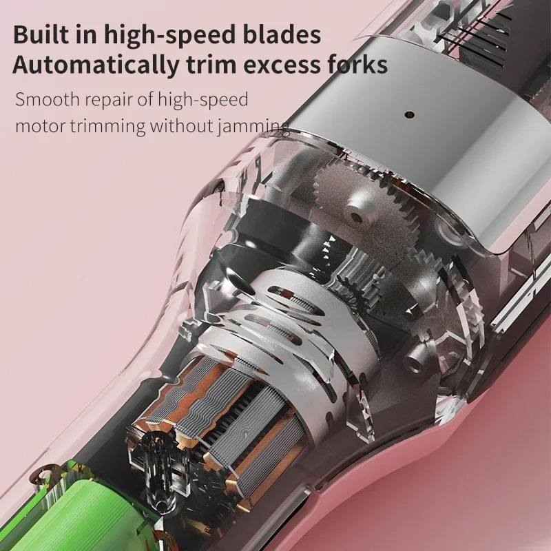Hair Ends Trimmer Split Remover Dry Damaged Brittle Automatic Trim For Women — image 4