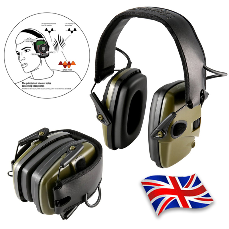 Electronic Ear Defenders Impact Sport Shooting Protect Muffs Anti-noise NEW — image 7