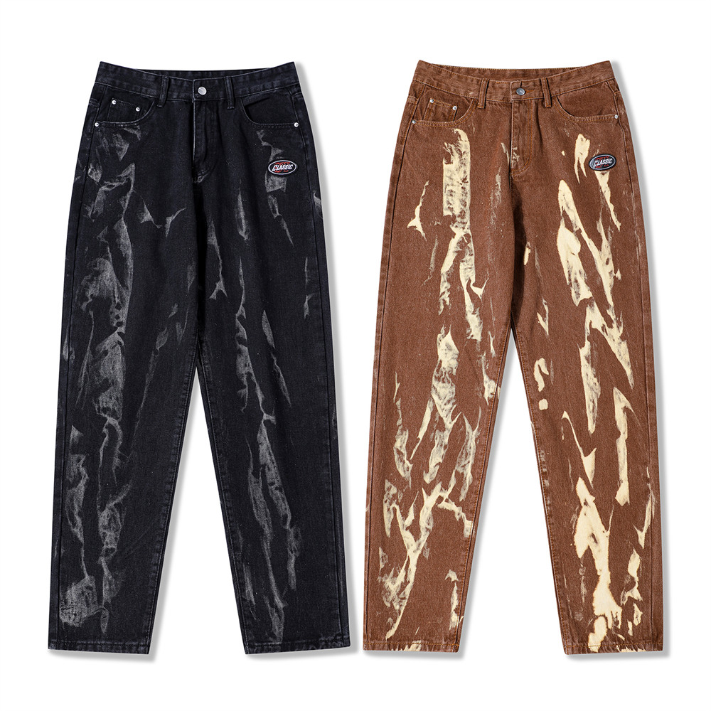 Title 9, Nine Points Trousers featuring Paint Splash-Ink...