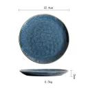 Blue Glaze Hammer Pattern