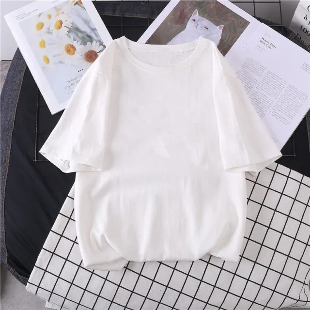 Ladies RATZ Letter Print Anime Y2k Top T shirt White - Shop at LoveMi