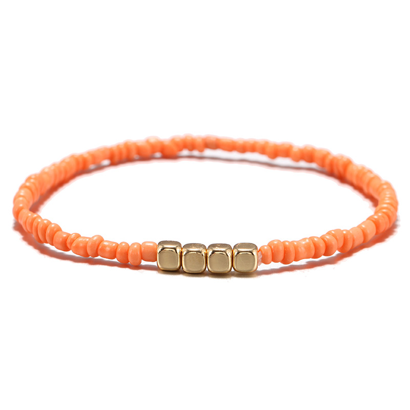 Rice Bead Bracelet Multicolor Set All Match Jewelry