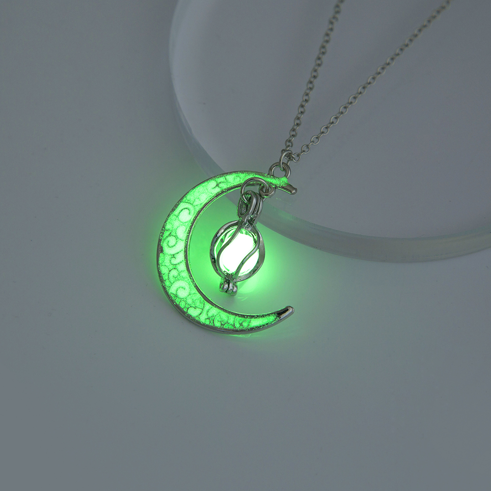 The Halloween Multicoloured Moon Whirlwind Necklace