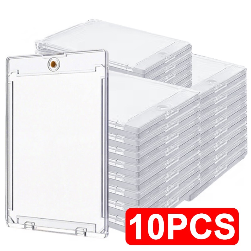 10 Pack V35pt One Touch Magnetic Trading Card Holder Case Mag — image 10