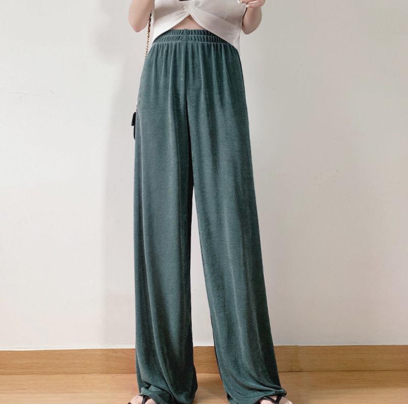 Title 3, High-waisted Loose and Thin Mopping Pants