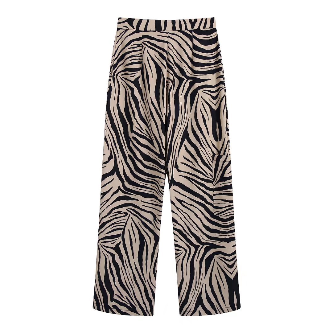 Title 6, Vintage Elasticated Waist Animal Print Straight...