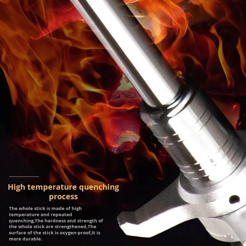 26 Inch Multifunctional Hiking Pole, Level 3, Extendable, Portable,car Mounted, Impact Resistant, Used For Hiking, Camping