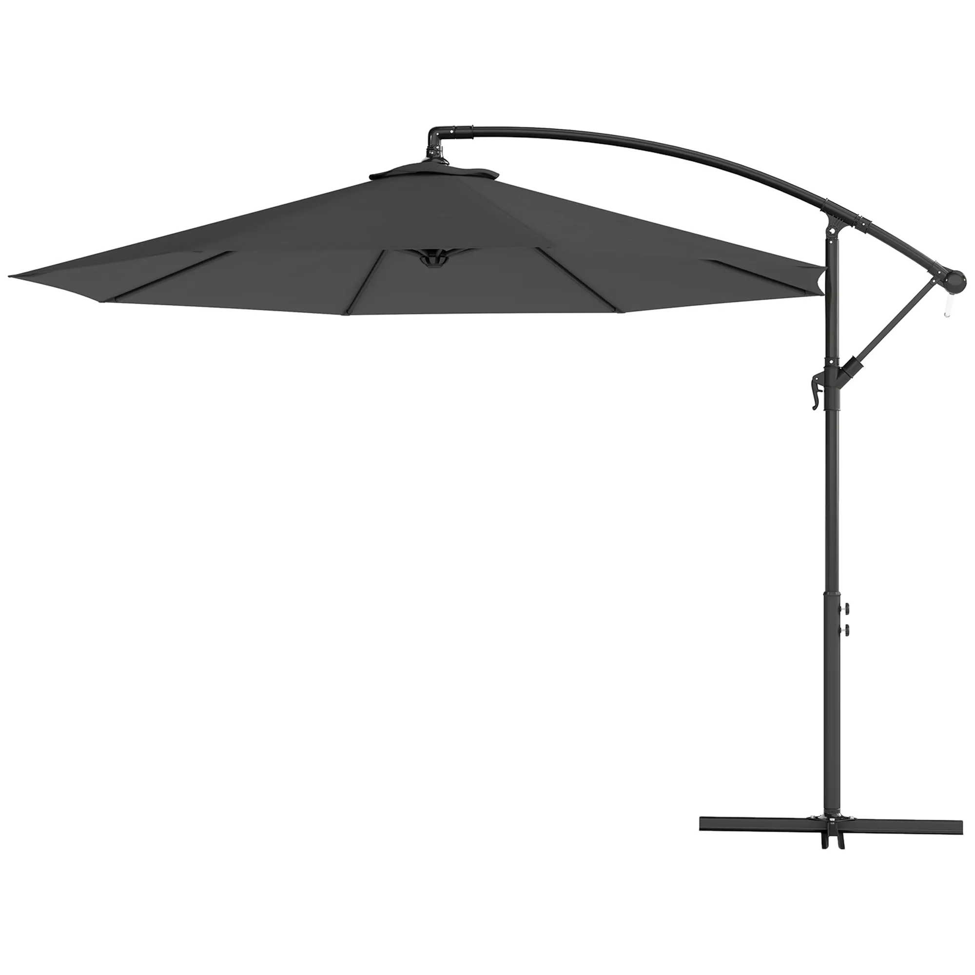 10 Cantilever Tilt Offset Patio Umbrella W
