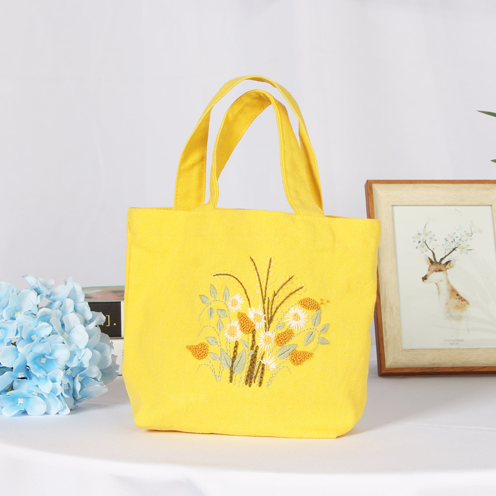 Embroidery Handmade Diy Hand Made Bento Bag Making Materials