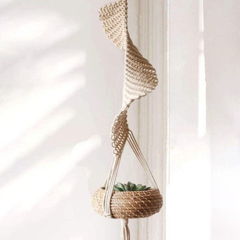 Woven Hanging Plant Holder