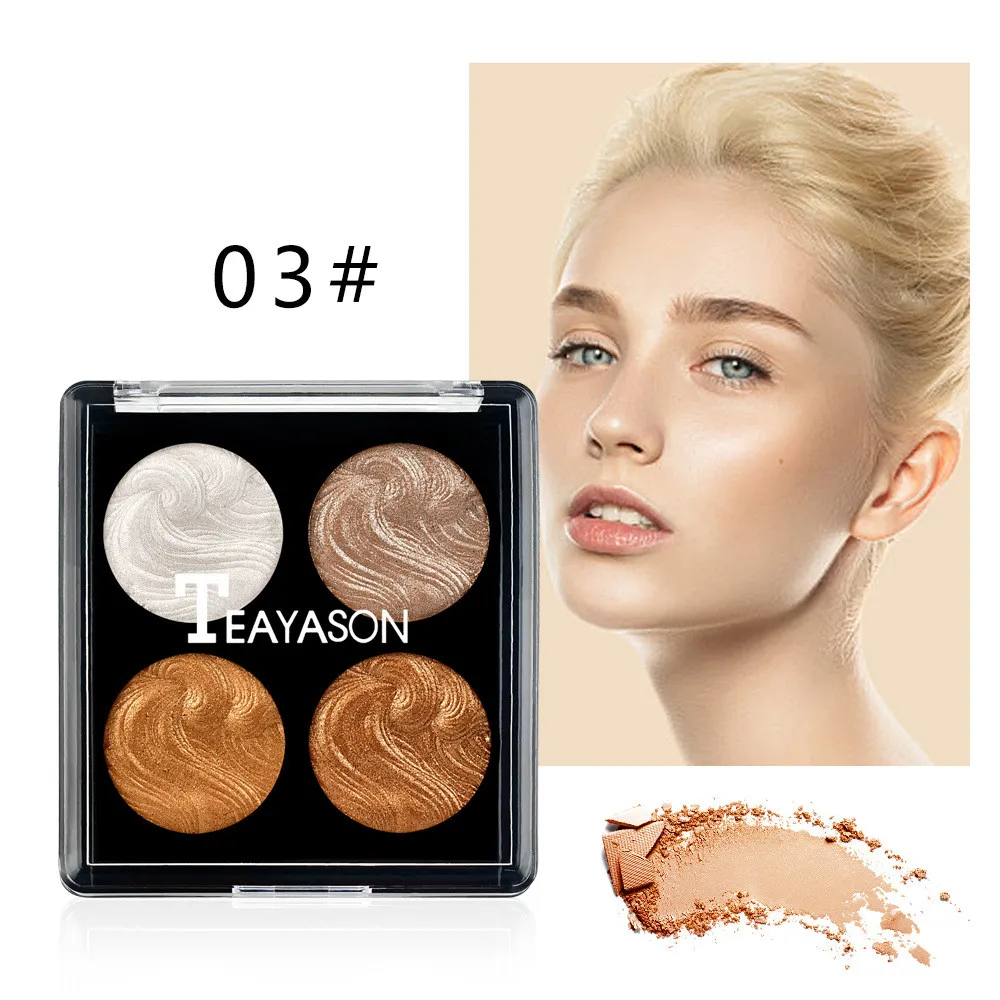 4-color Baking Highlighting Powder Repairing Cake Brightening - Color3