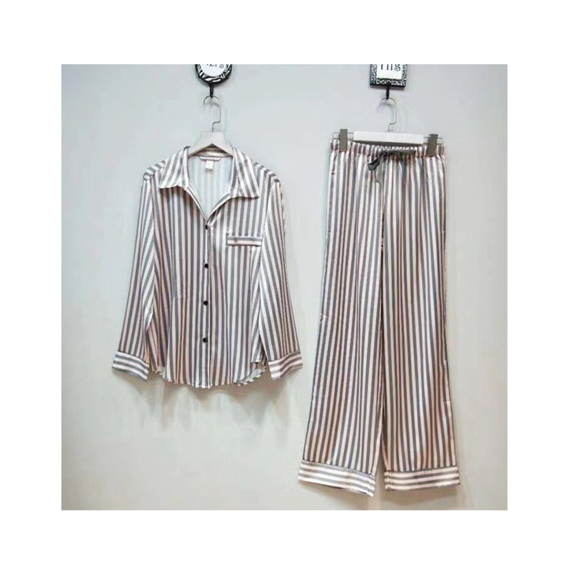 Title 4, Stripe Print Long Sleeve pants suit