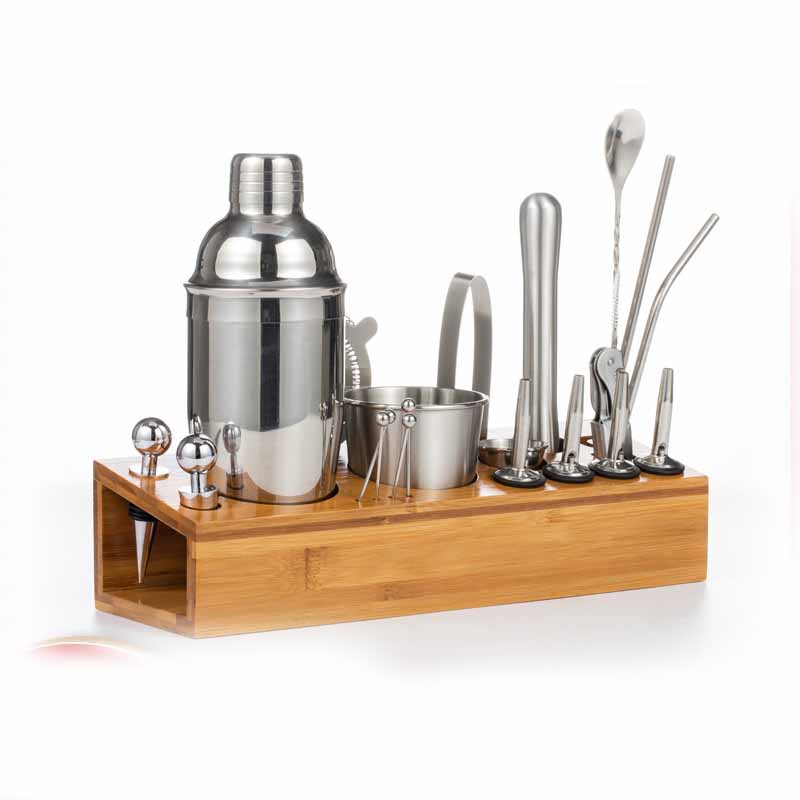 Title 6, Household Simple Cocktail Shaker Set 22-piece M...