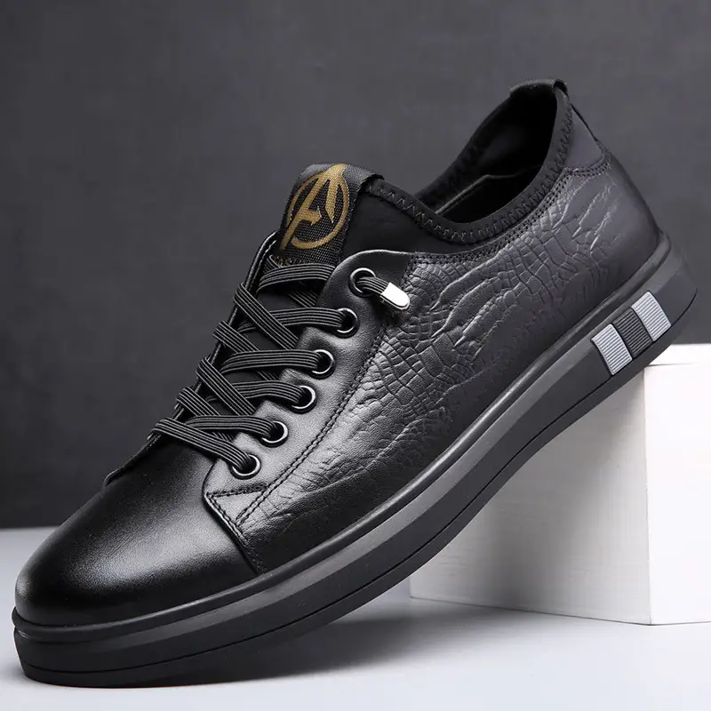 Men's Casual Leather Business Fashion Soft Surface
