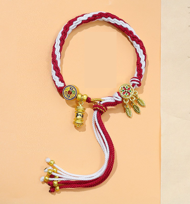 Hand-Woven Braided Rope Bracelet, picture 2 of 12