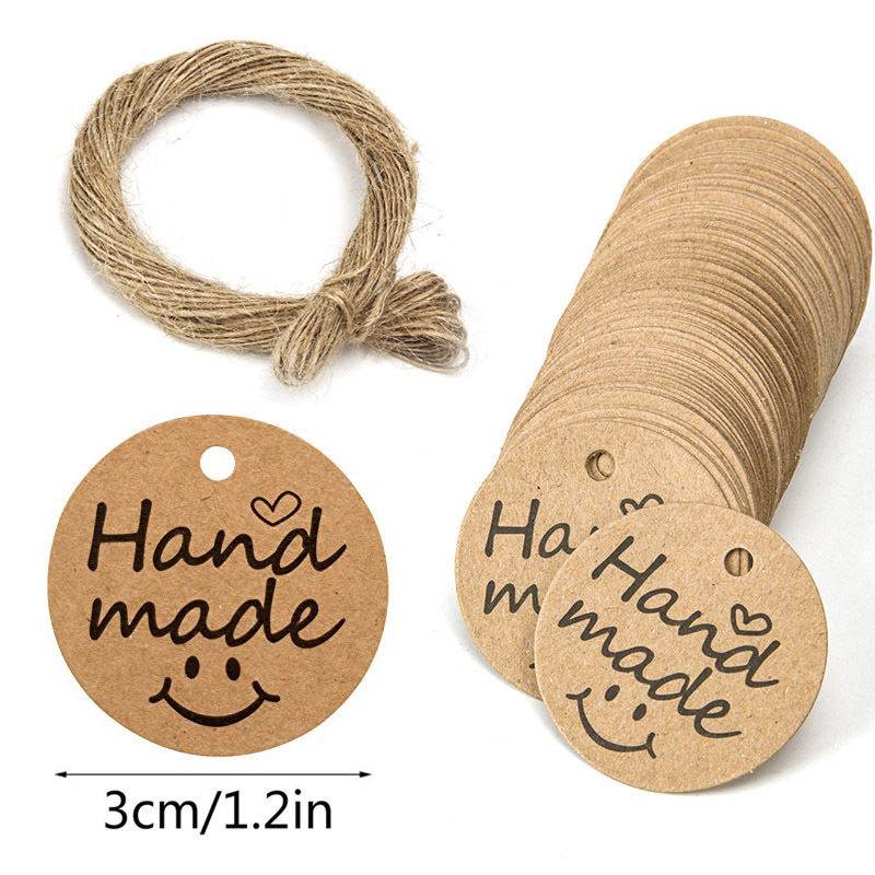 Handmade Gift Tag Baking Diy Label (100PCS)