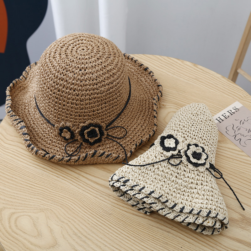 Women's Summer UV Protection Foldable Straw Hat