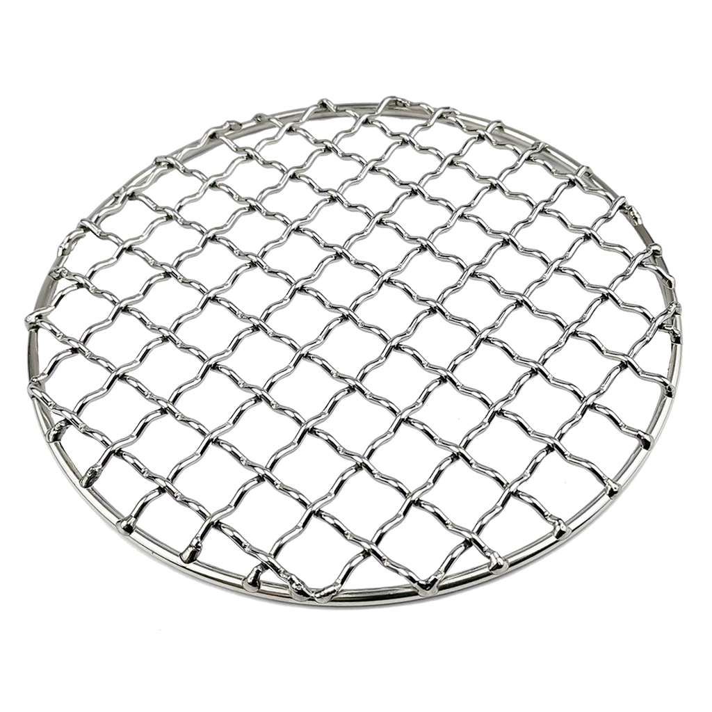 Title 7, Stainless Steel Round Barbecue BBQ Grill Net Me...