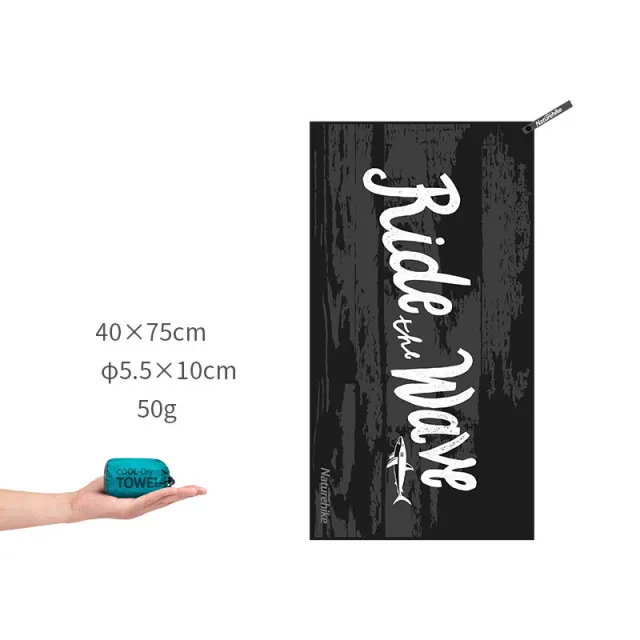 Swimming Spa Bathrobe Breathable Absorbent Quick Dry Towel Travel Black - Shop at LoveMi