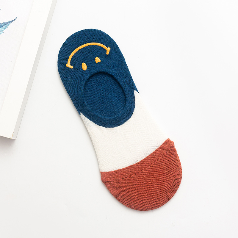 Title 1, Silicone Non-slip Smiley Socks