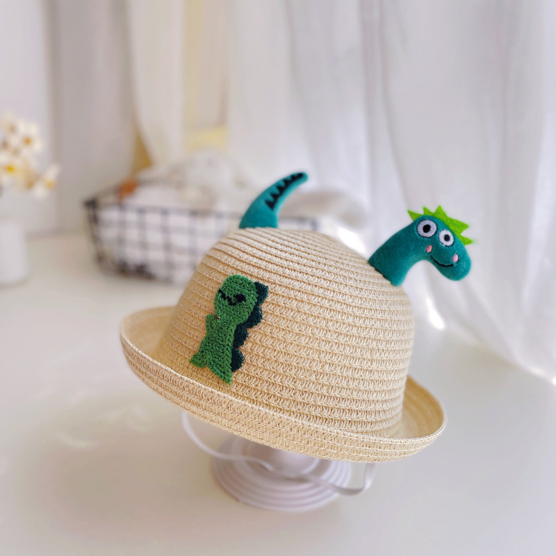 Summer Shade Cartoon Cute Straw Hat Bag Set