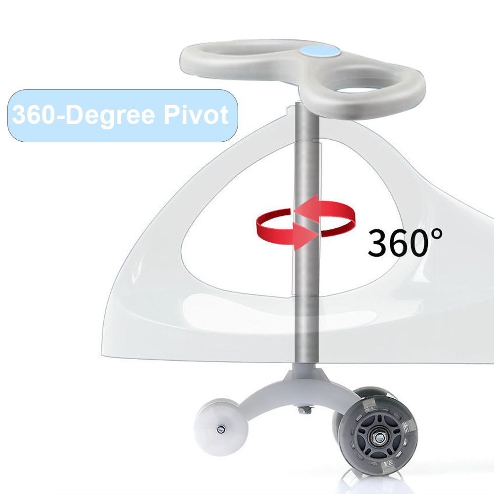 Swing Car Ride On Swivel Scooter Childrens Toy Kids Wiggle Gyro Twist & Go Gift — image 6