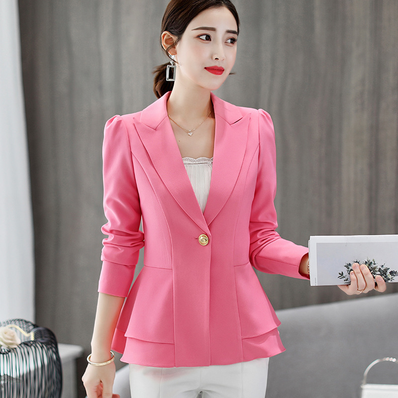 Spring And Autumn Plus Size Slim Fashion Suit