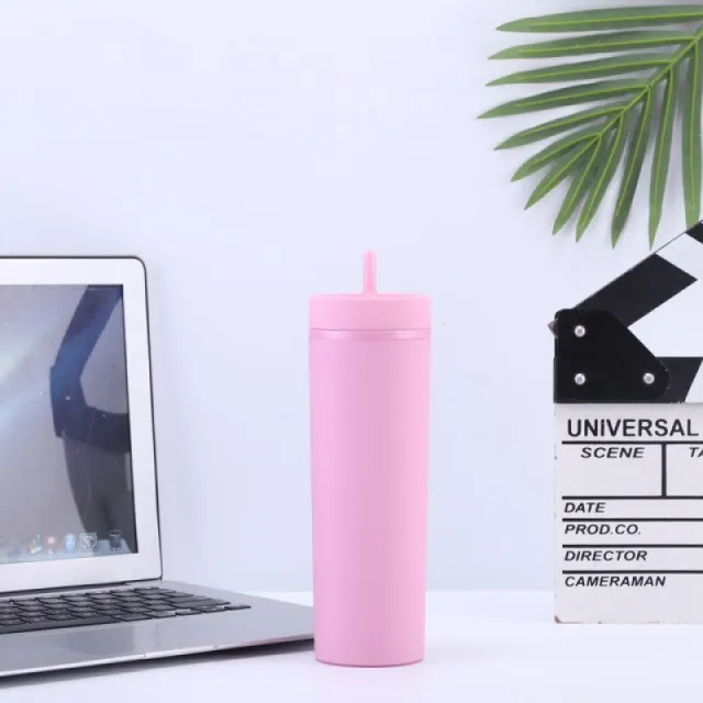 Customized Name Tumbler Rice Cup Grass Bridesmaid Gift Proposal Mug Light Pink - Shop at LoveMi