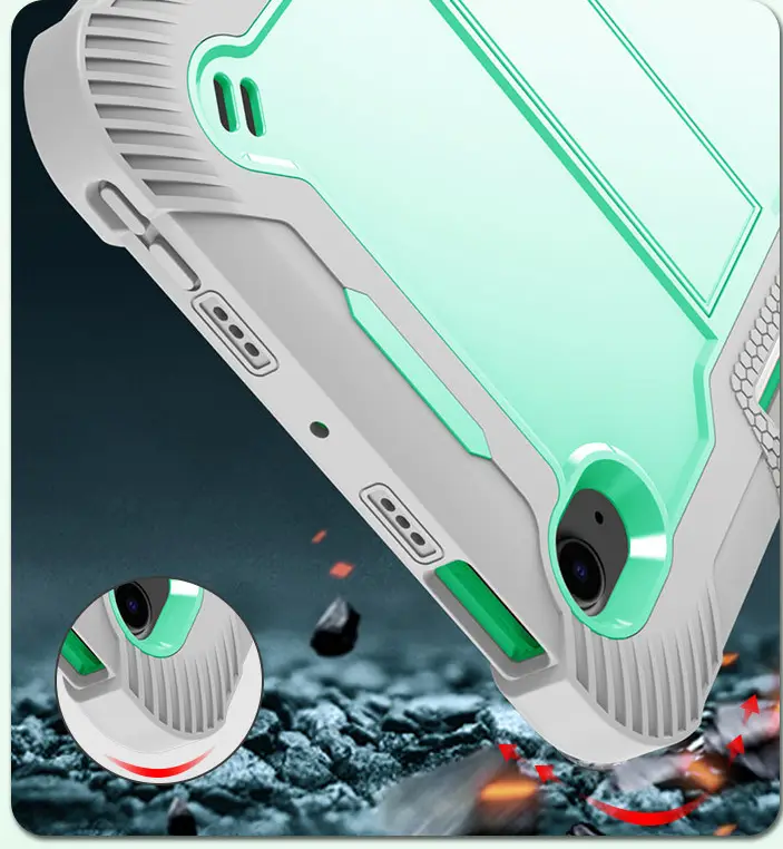 Protective Cover Shock-Proof Solid Shell With Bracket Fall Protection Cover