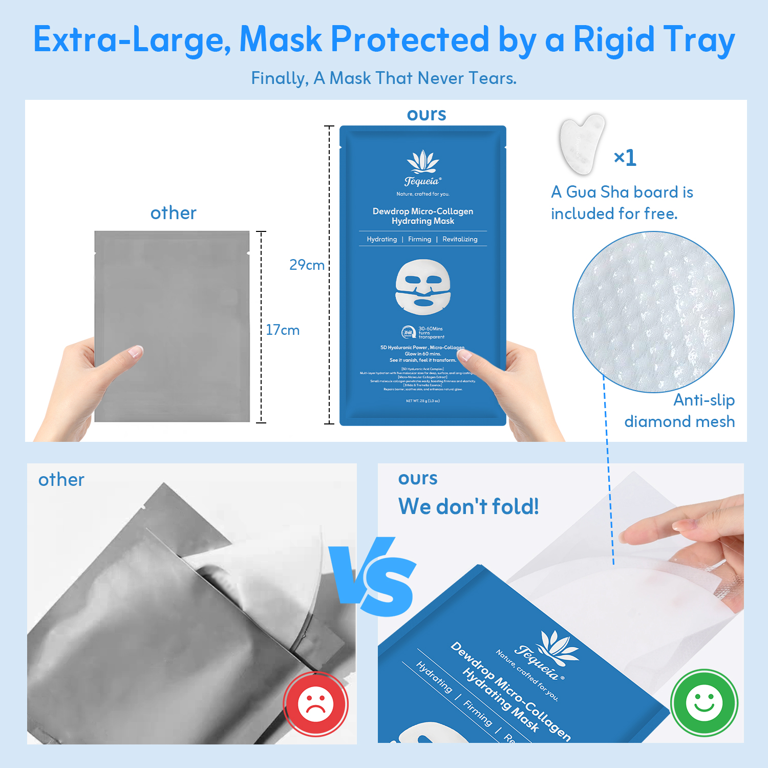 TEQUEIA Collagen Night Wrapping Mask - Bifida Ferment & Pro-Xylane Barrier Recovery For Glass Skin - 4 Sheets