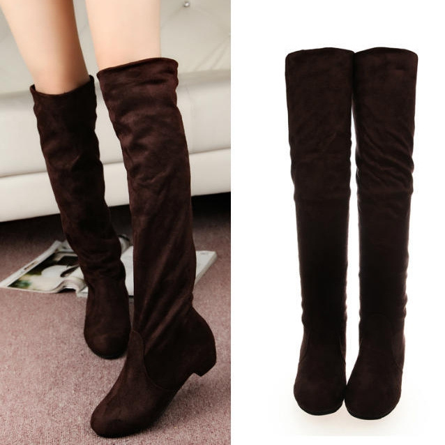 Title 3, Autumn And Winter New High Leg Boot Long Over-t...