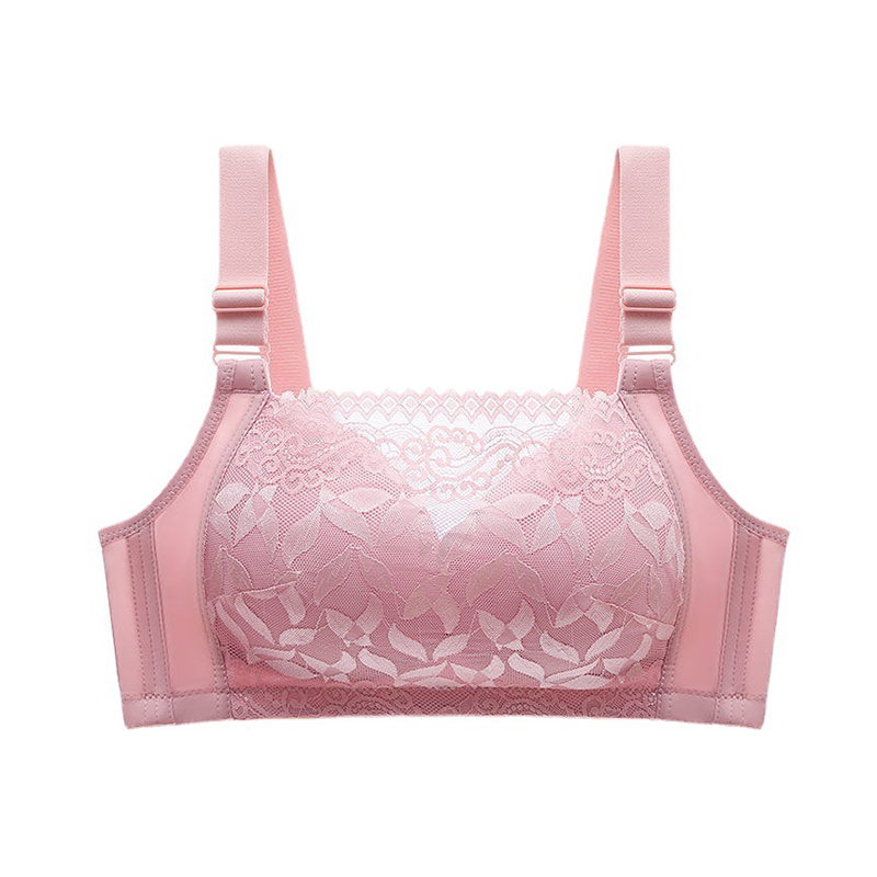 Title 7, Bra Style Gathered And Breathable Full Cup Lace...