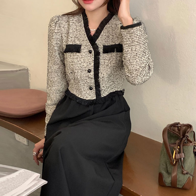 False Two-piece Big Swing Dress