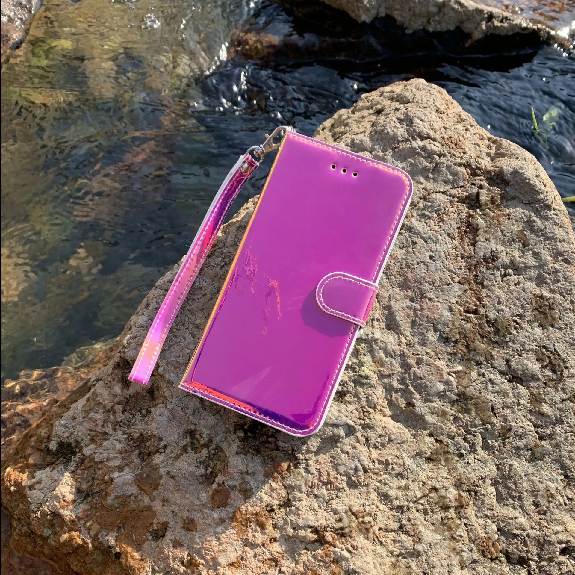 Phone Case Anti-mirror Leather Cover Flip