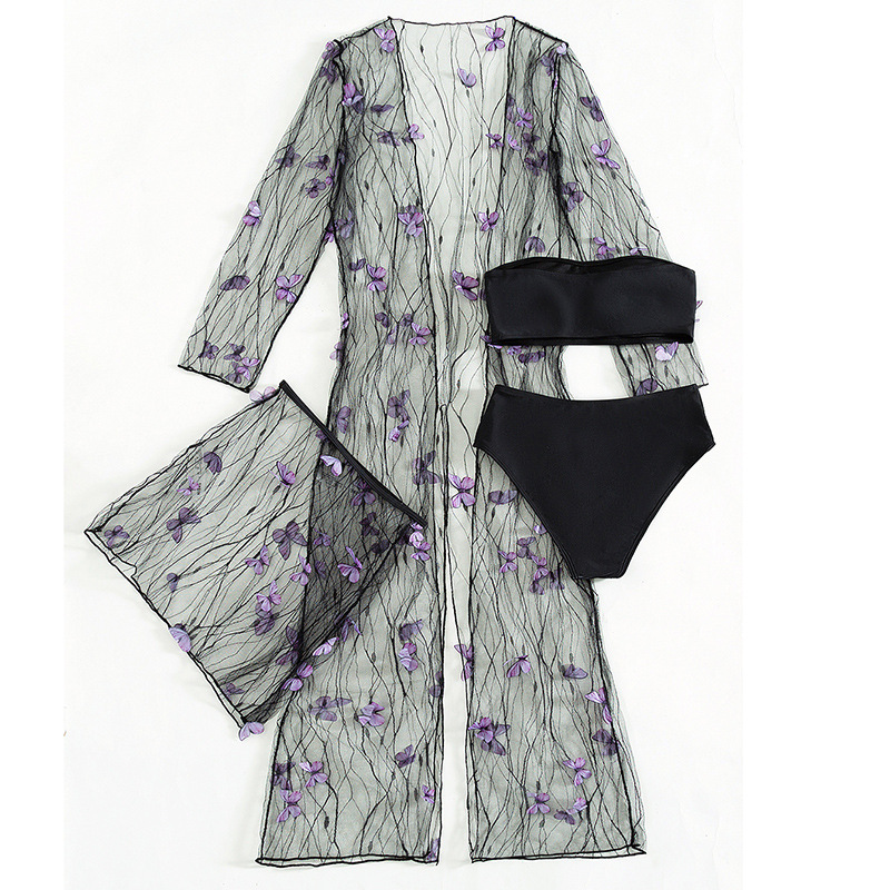 Split Four-piece  Back Swimsuit  Bikini