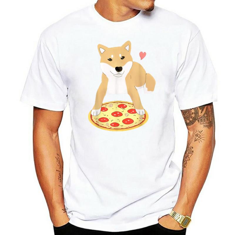 Title 3, Pizza Shiba Inu perro corazón camiseta