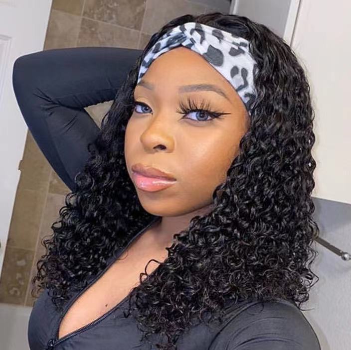 Европейский и американский женский платок, парик, повязка на голову из ледяного шелка