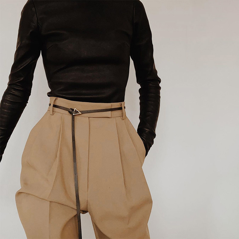 Title 7, High Waist Wide Leg Trousers