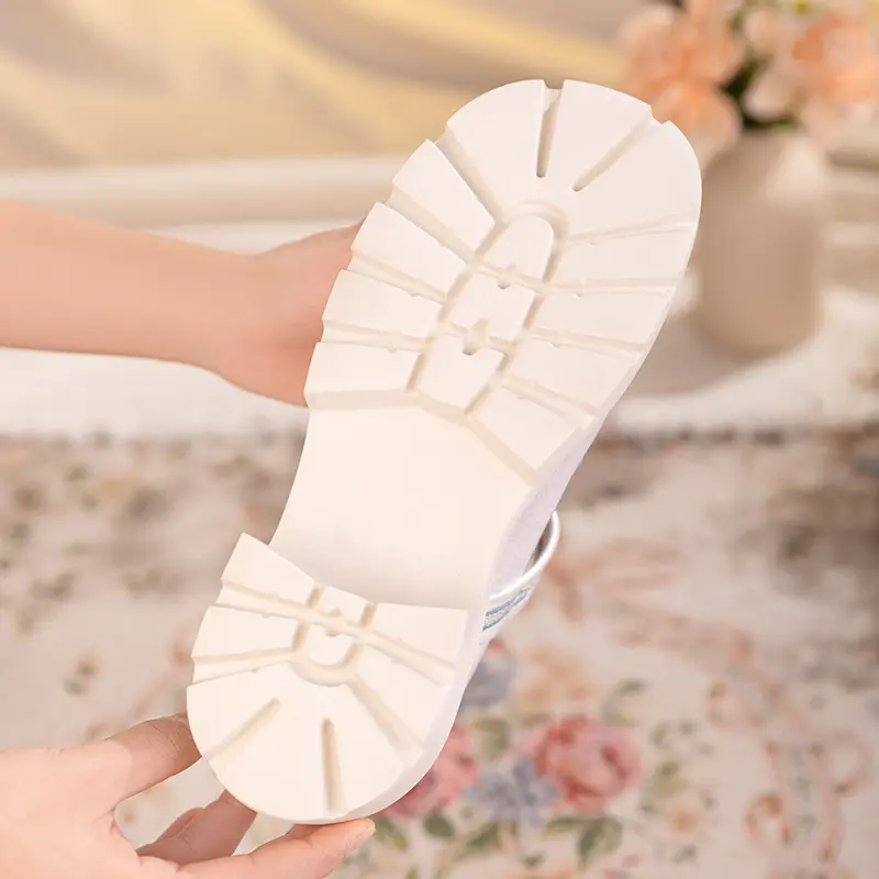 Spring & Summer Retro Mary Jane Shoes - Round Toe Chunky Heel Flats With Oriental Embroidery, Stylish Qipao & Horseface Skirt Hanfu Shoes For Women