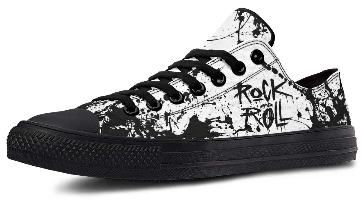 Fashion Print Couple Low-Top Canvas Shoes