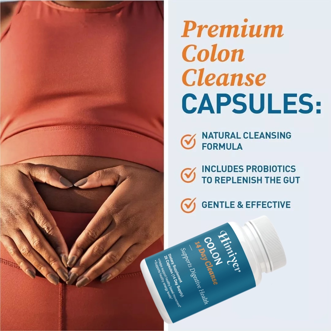 14 Day Colon Cleanse Detox Capsules. Supports Digestive Health: Colon Cleanse supports healthy and regular bowel movement and elimination to remove build-up in the gut and cleanse toxins and waste from your body. Advanced Cleansing Formula: Made with the 