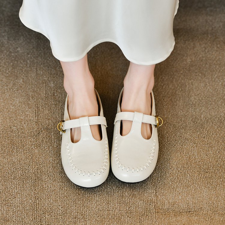 T-Bar Buckle Flat Shoes, picture 3 of 3