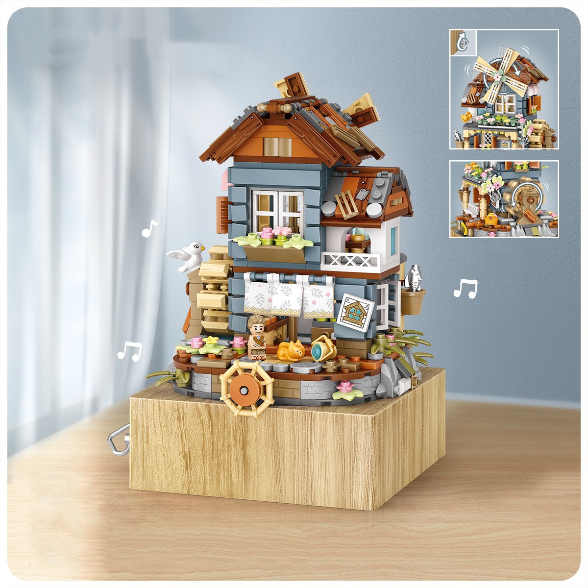 Windmill music box